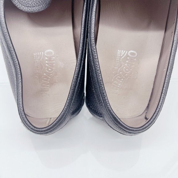 Salvatore Ferragamo Black Loafers - Picture 10 of 12